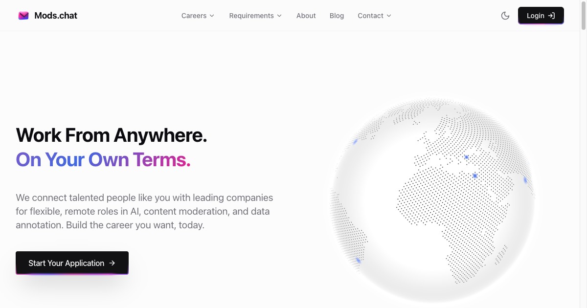 Mods.chat launch announcement for the new remote AI operations platform