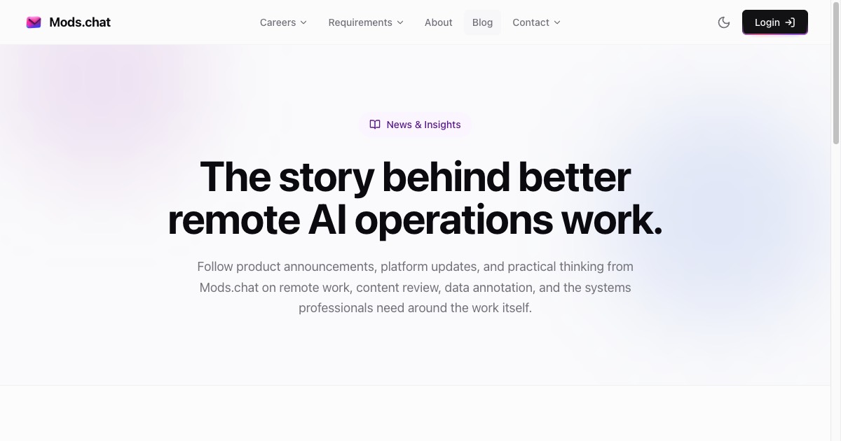 Blog Spot Mod Blog | Mods.chat — News & Insights